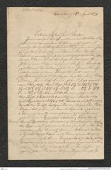 Nachlass Franz Steindachner, Brief von C. L. Salmin an Franz Steindachner (05.04.1871), Inv.Nr. 431.02, Seite 1